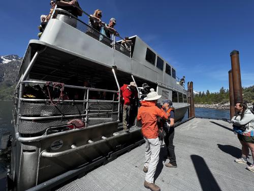 Getting off at Prince Creek