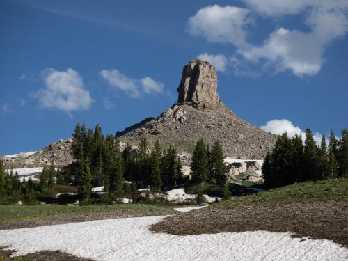 Big spire along Fox Creek Pass