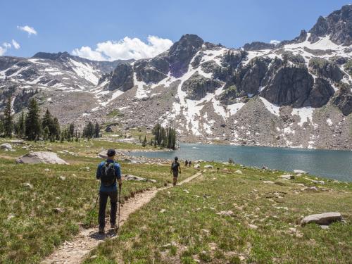 Lake Solitude in the background