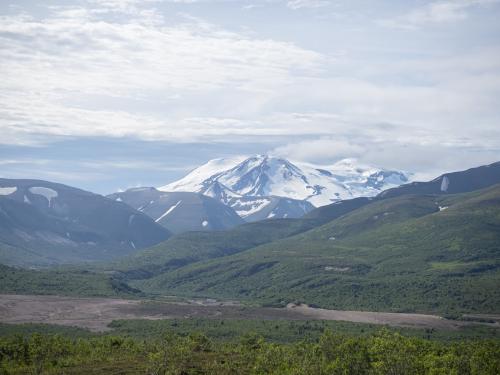 mountain in Valley of Ten Thousand Smokes