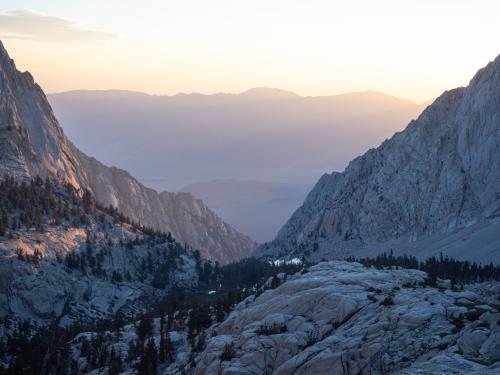 Sunrise at Mt Whitney