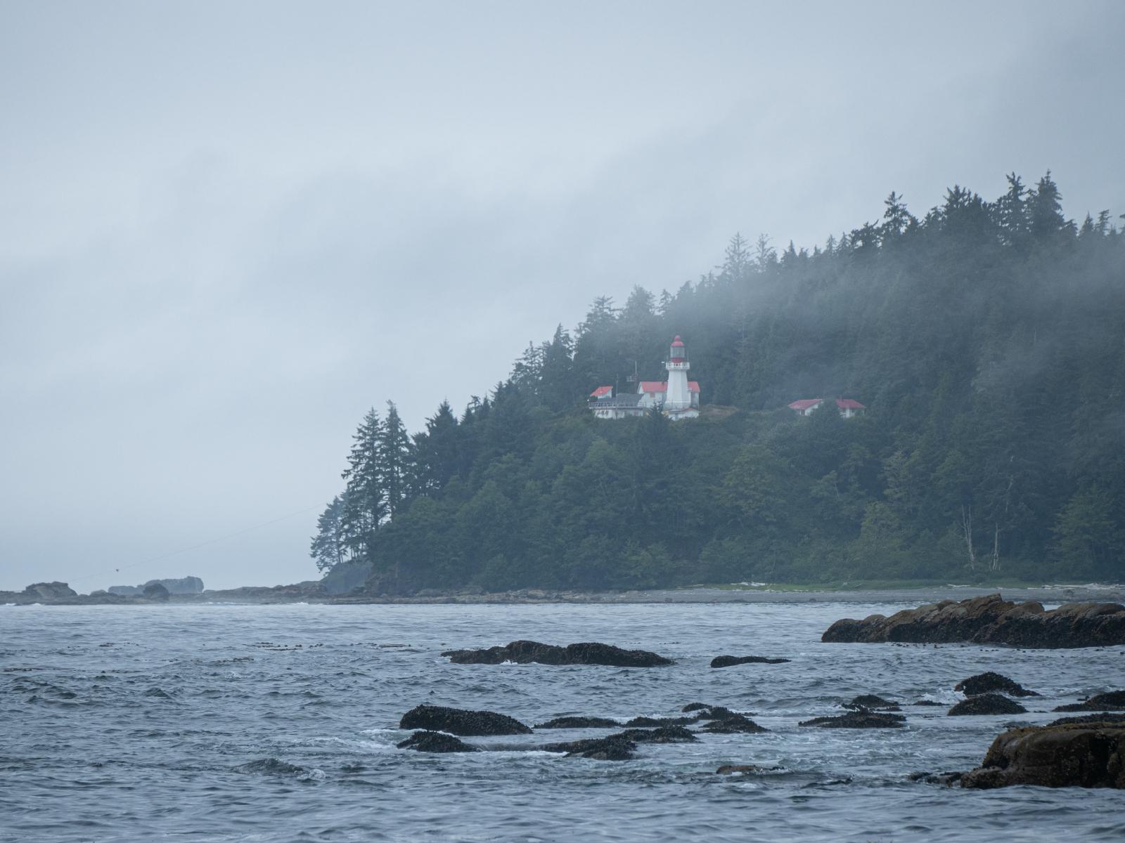 &ldquo;Carmanah Light Station from the beach