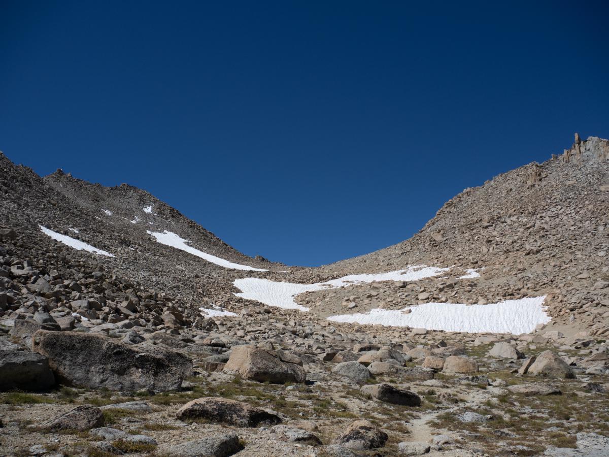The Col from far away