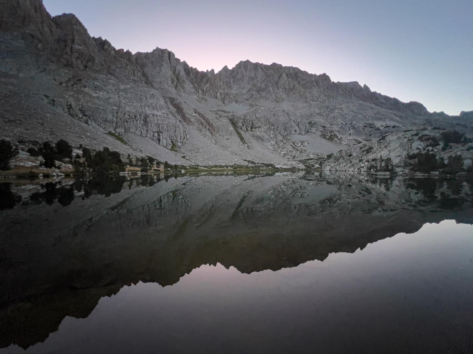 Evolution Lake in the morning