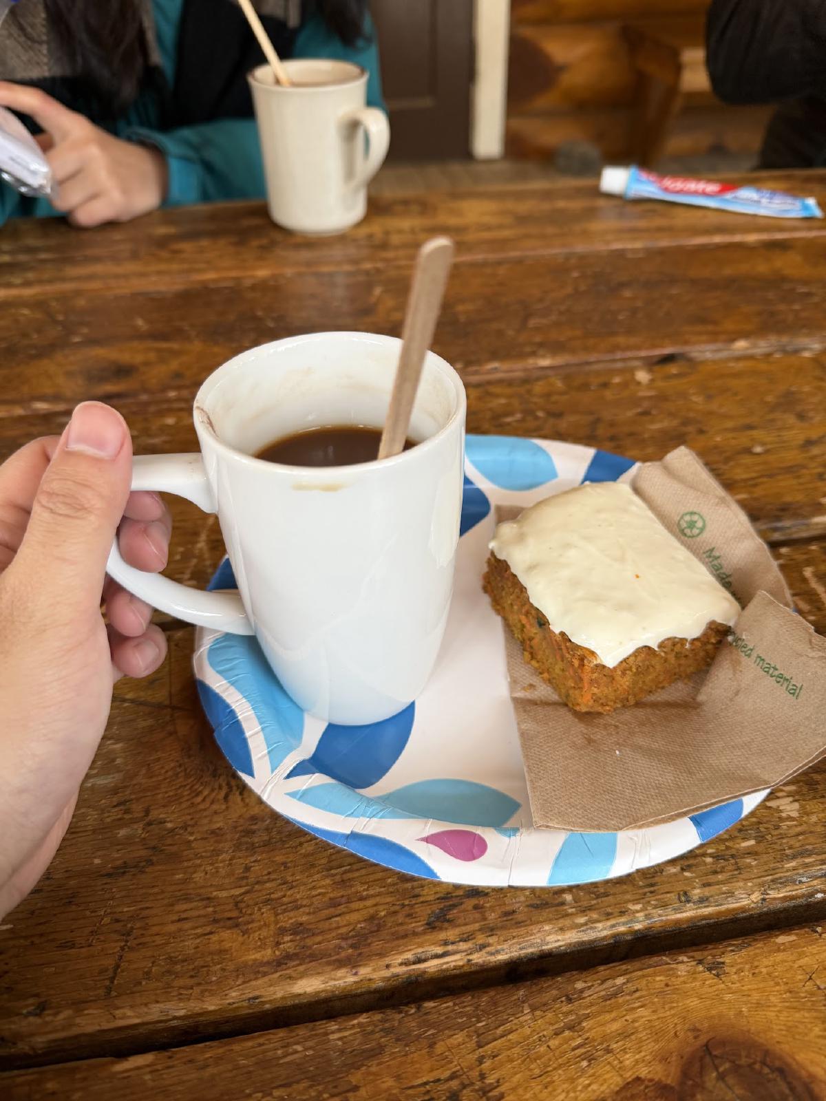The carrot cake