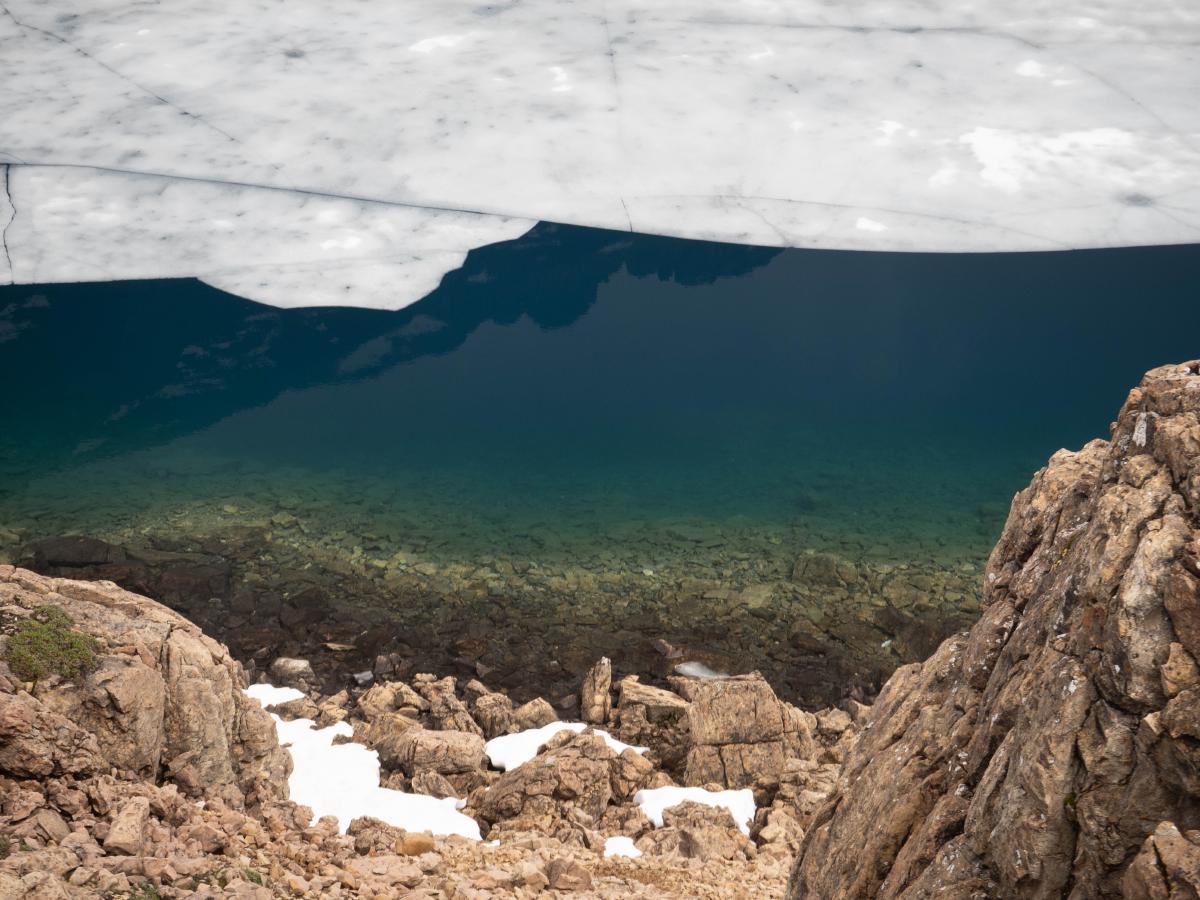 More of frozen Lake McArthur